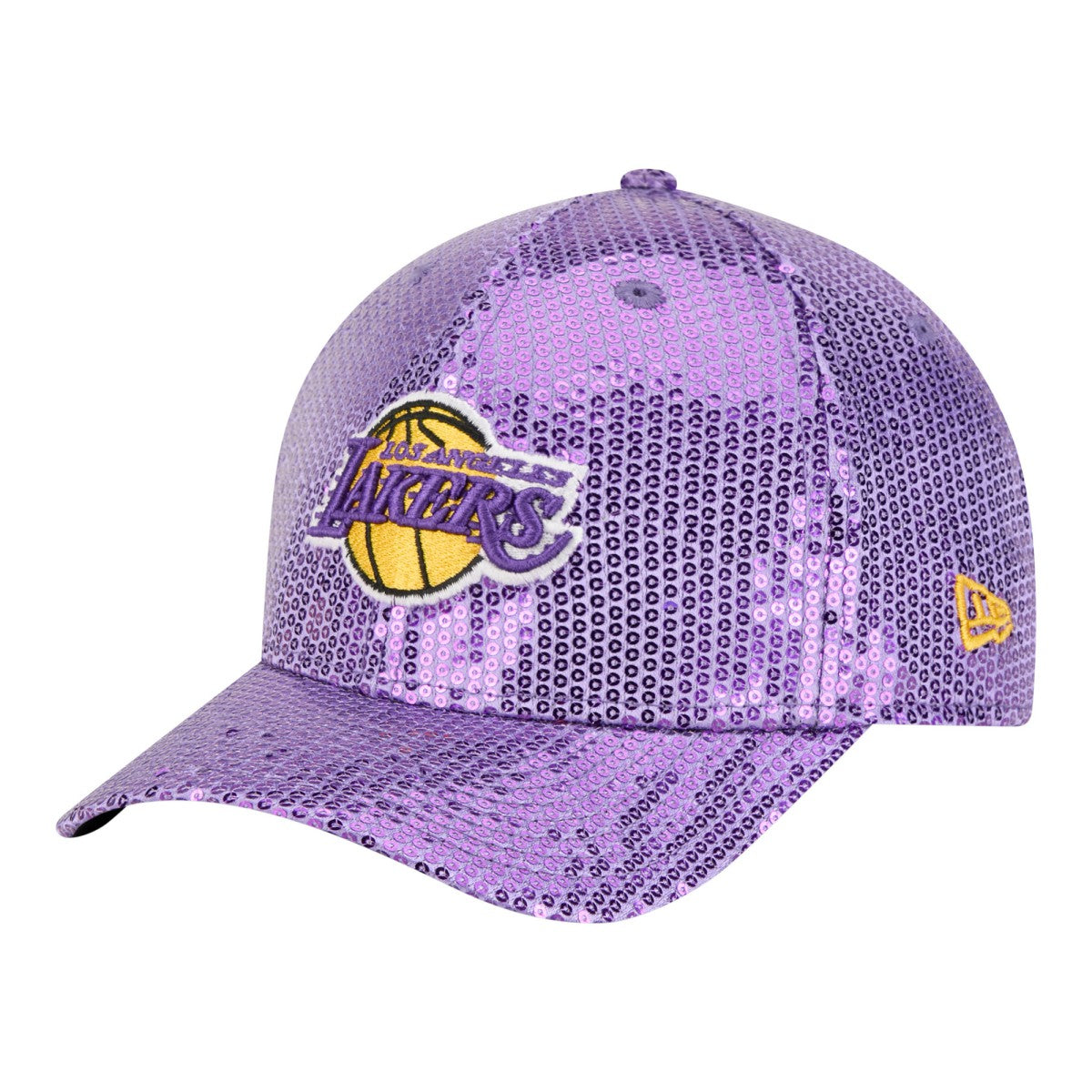 Los Angeles Lakers Women's Sequin M-Crown 9FORTY Adjustable Hat On Sale
