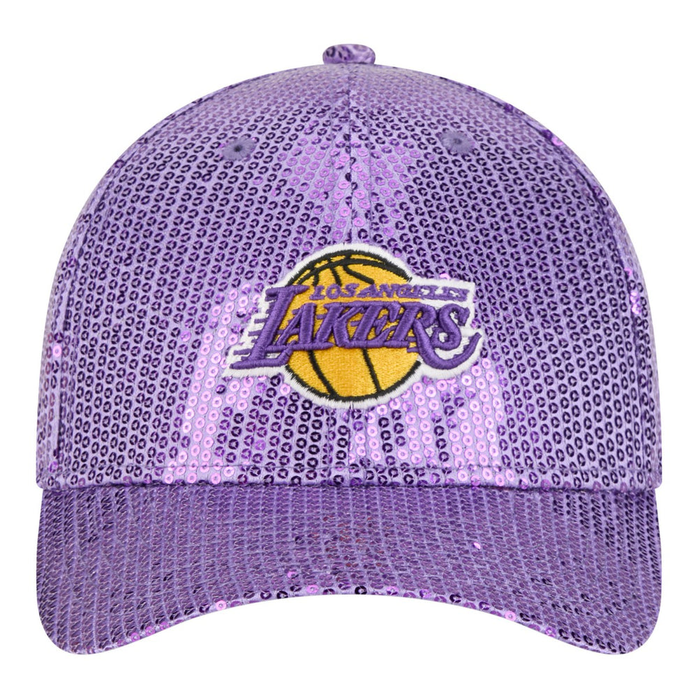 Los Angeles Lakers Women's Sequin M-Crown 9FORTY Adjustable Hat On Sale