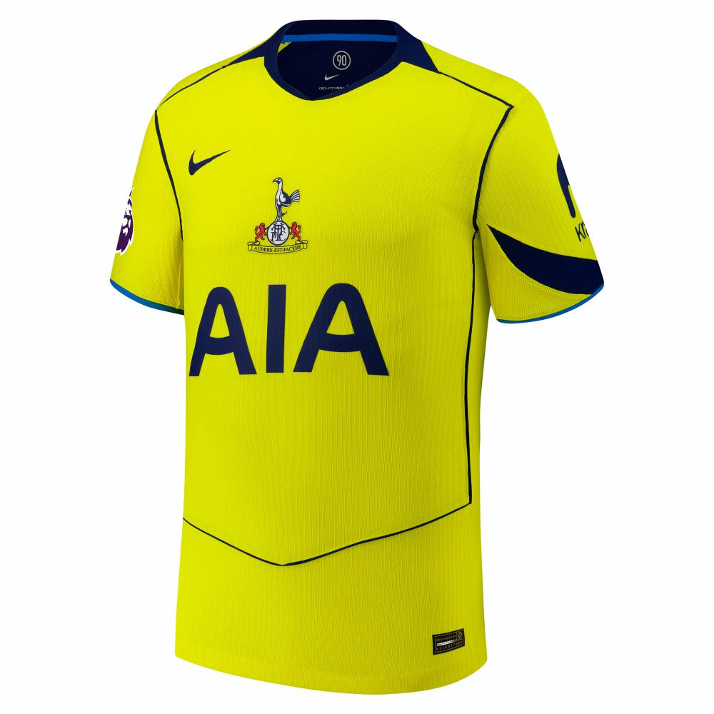 Tottenham Hotspur 2025/26 Third Custom Jersey Yellow - Nike