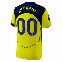 Tottenham Hotspur 2025/26 Third Custom Jersey Yellow - Nike
