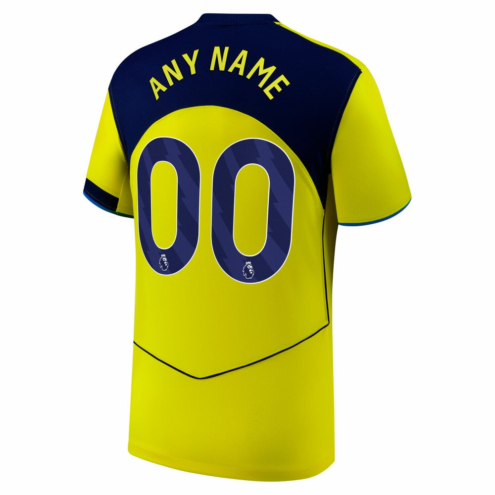 Tottenham Hotspur 2025/26 Third Replica Custom Jersey Yellow - Nike
