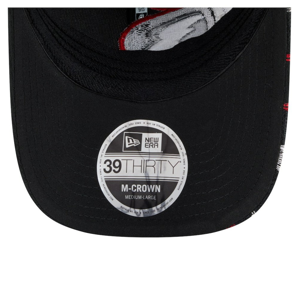 Buffalo Sabres New Era Oversized Logo M-Crown Flex 39THIRTY Hat Discount