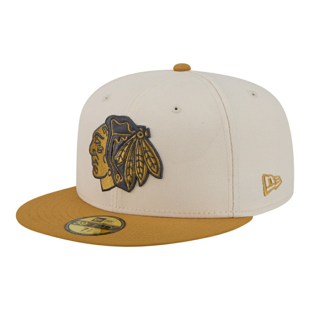 Chicago Blackhawks New Era Colorpack Two-Tone 59FIFTY Fitted Hat Outlet