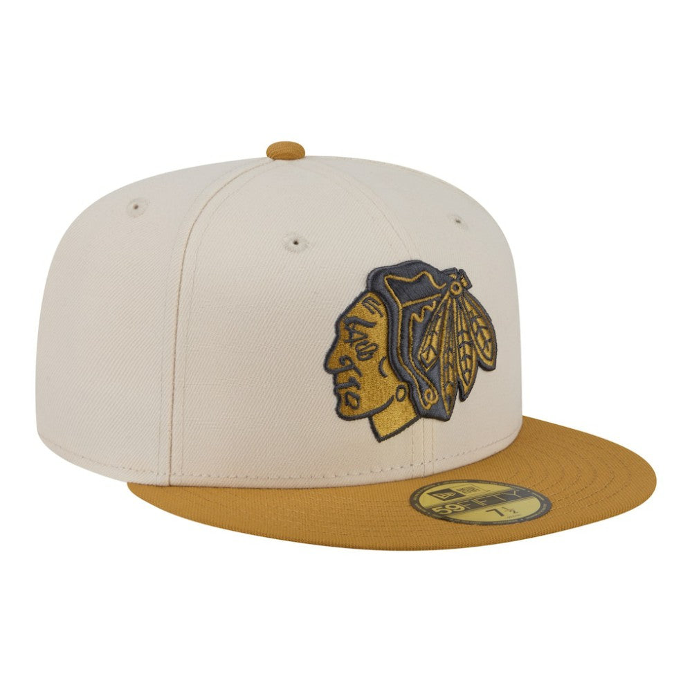Chicago Blackhawks New Era Colorpack Two-Tone 59FIFTY Fitted Hat Outlet