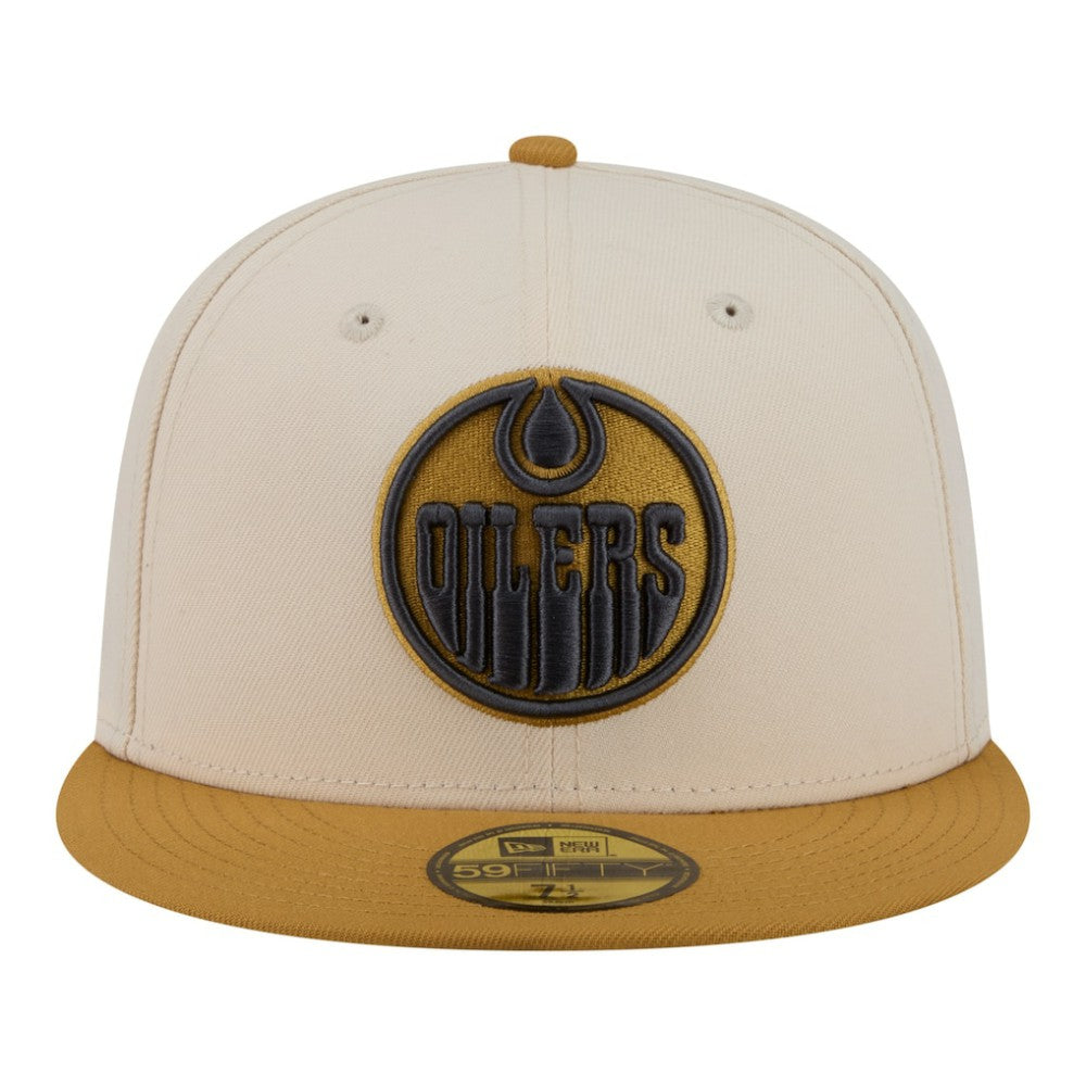 Edmonton Oilers New Era Colorpack Two-Tone 59FIFTY Fitted Hat Sale