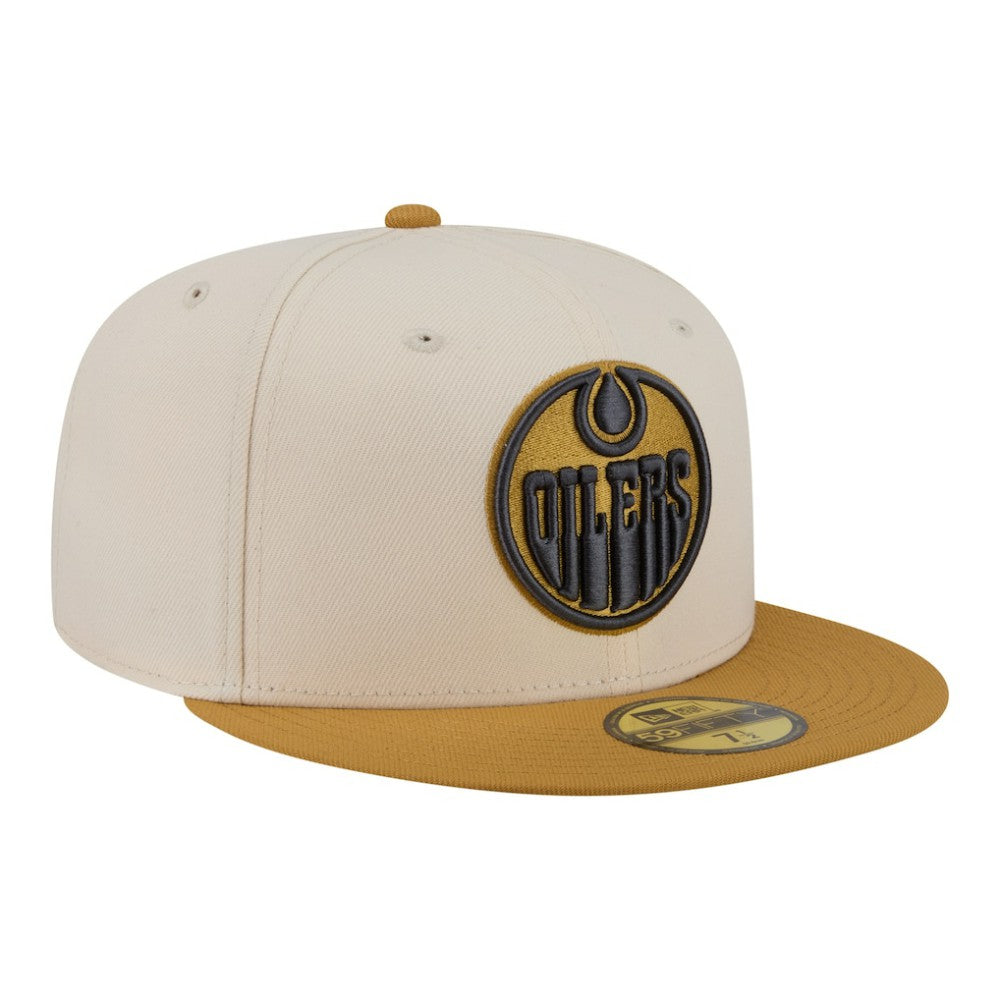 Edmonton Oilers New Era Colorpack Two-Tone 59FIFTY Fitted Hat Sale
