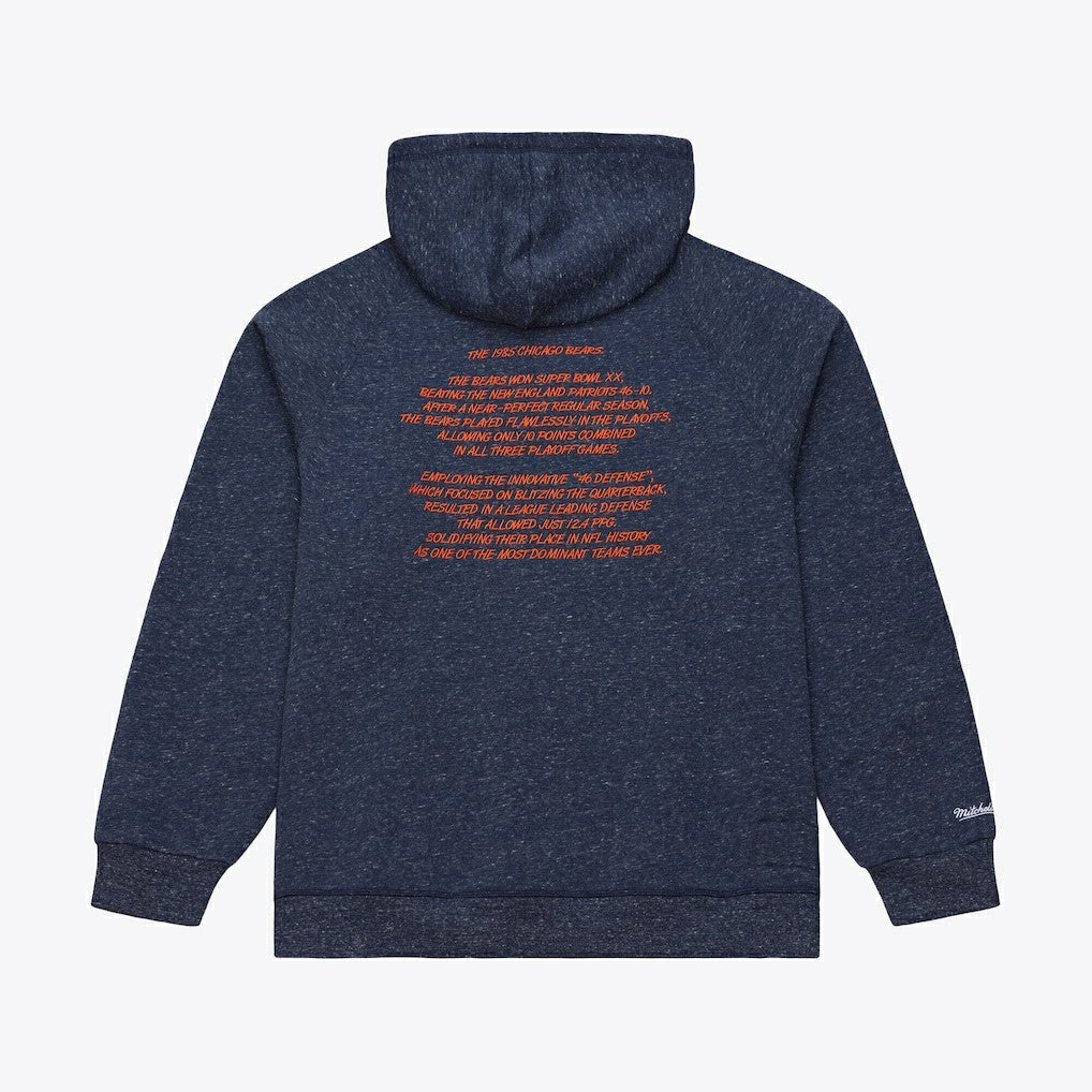 Chicago Bears Mitchell & Ness 1985 Super Bowl Champions Winning Streak Hoodie