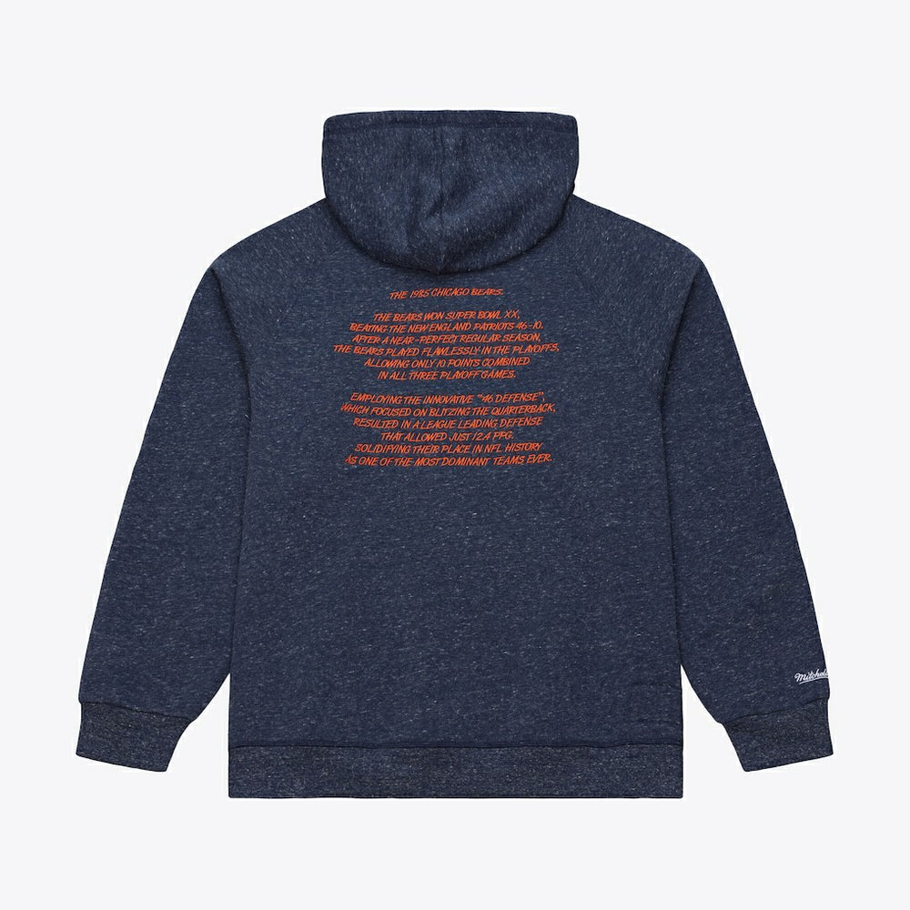 Chicago Bears Mitchell & Ness 1985 Super Bowl Champions Winning Streak Hoodie