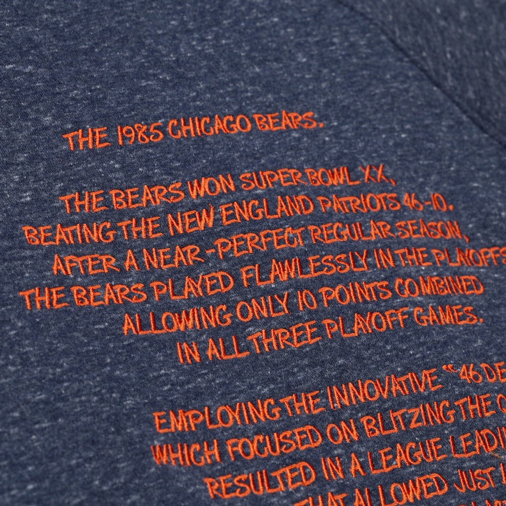 Chicago Bears Mitchell & Ness 1985 Super Bowl Champions Winning Streak Hoodie