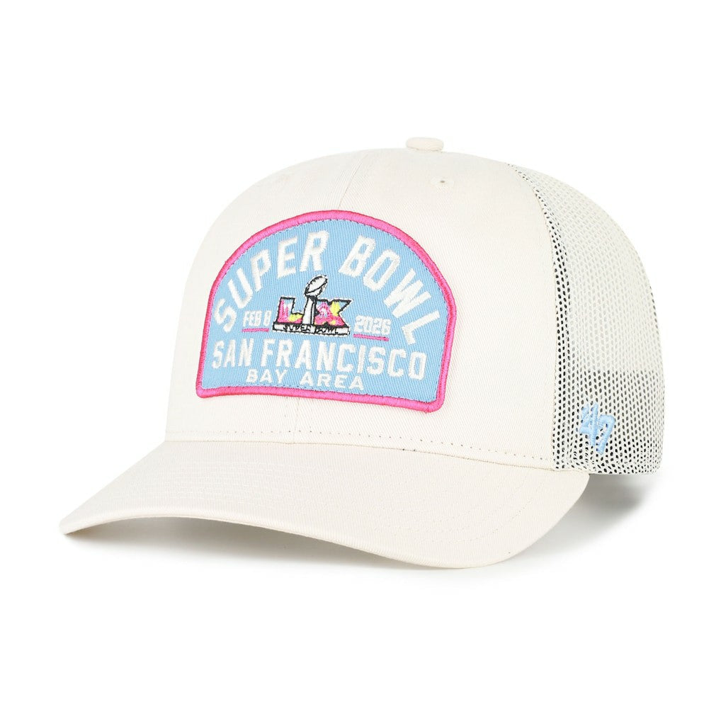 New England Patriots 47 brand Super Bowl LX '47 Leland Adjustable Trucker Hat