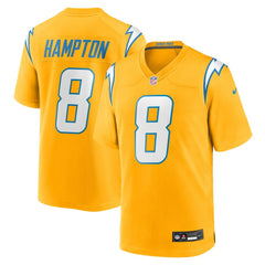 Los Angeles Chargers Nike Omarion Hampton  Alternate Charger Power Game Player Jersey
