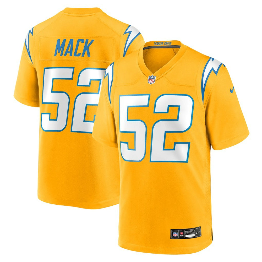 Los Angeles Chargers Nike Khalil Mack  Alternate Charger Power Game Player Jersey