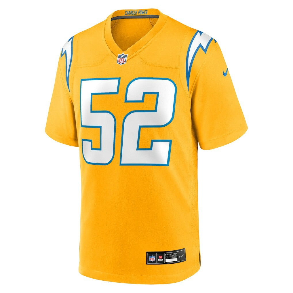 Los Angeles Chargers Nike Khalil Mack  Alternate Charger Power Game Player Jersey