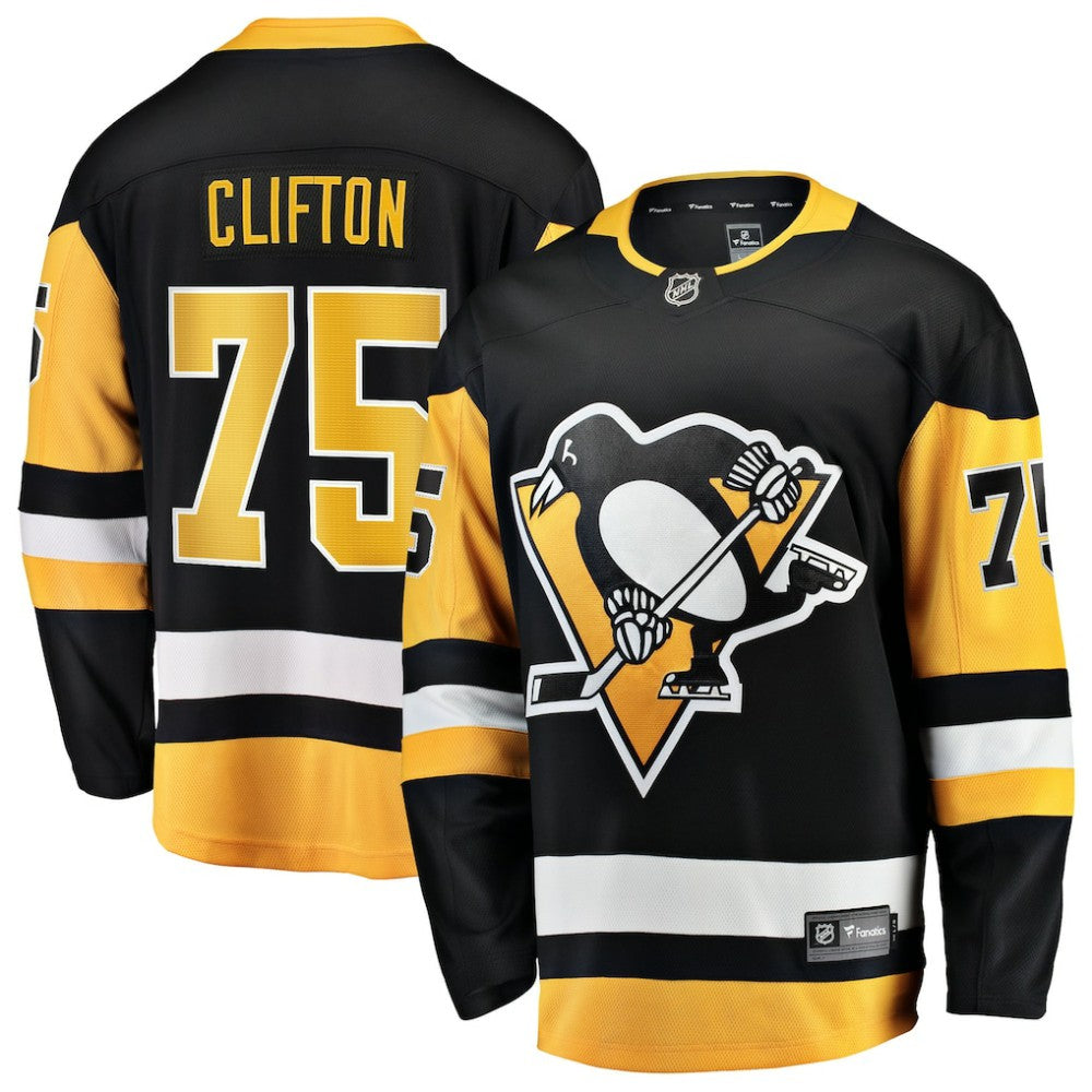 Connor Clifton Pittsburgh Penguins Fanatics Home Breakaway Jersey Outlet