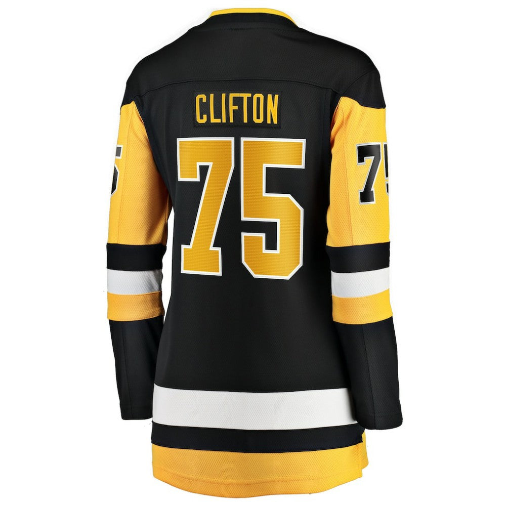 Connor Clifton Pittsburgh Penguins Fanatics Women's Home Breakaway Jersey Outlet