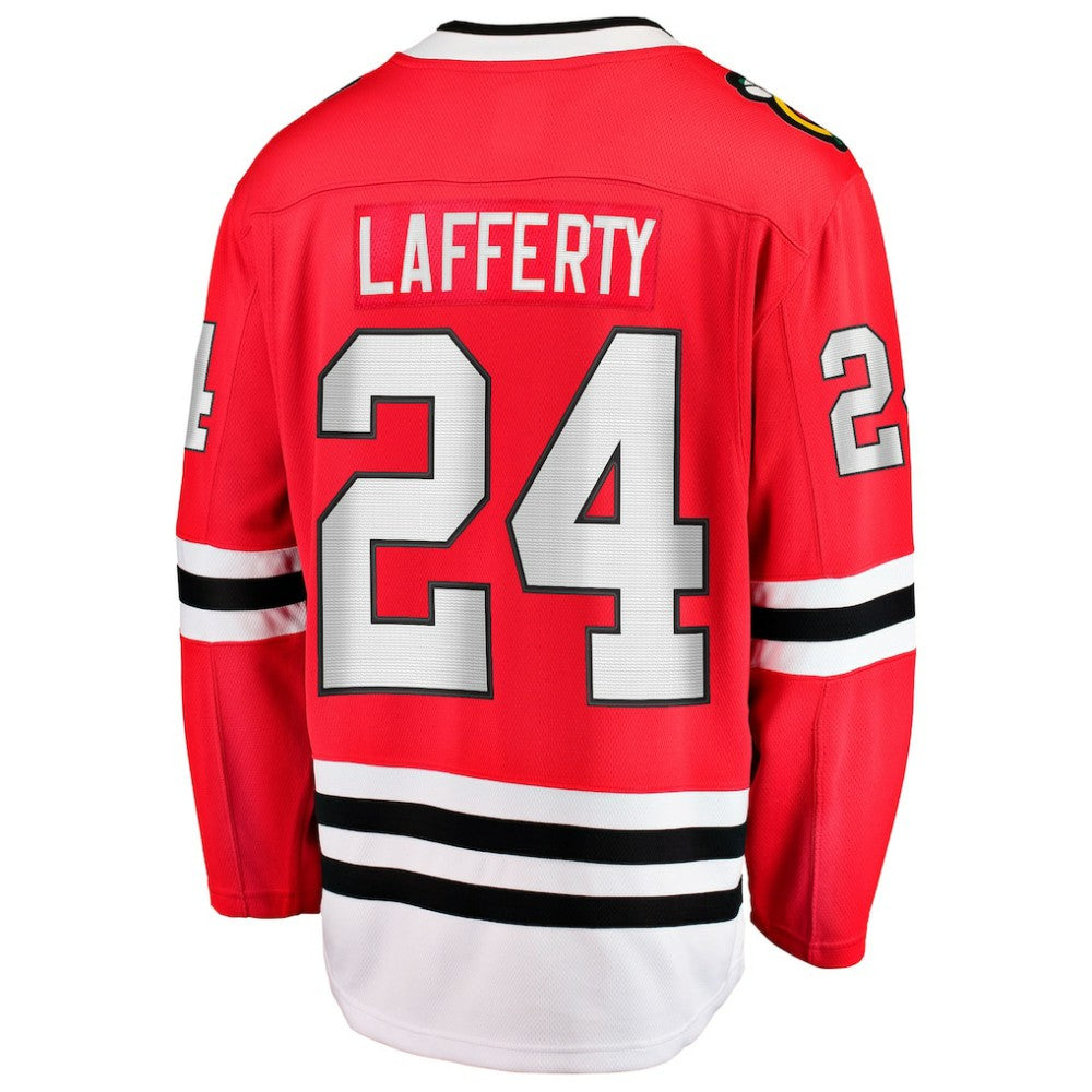 Sam Lafferty Chicago Blackhawks Fanatics Home Breakaway Jersey Outlet
