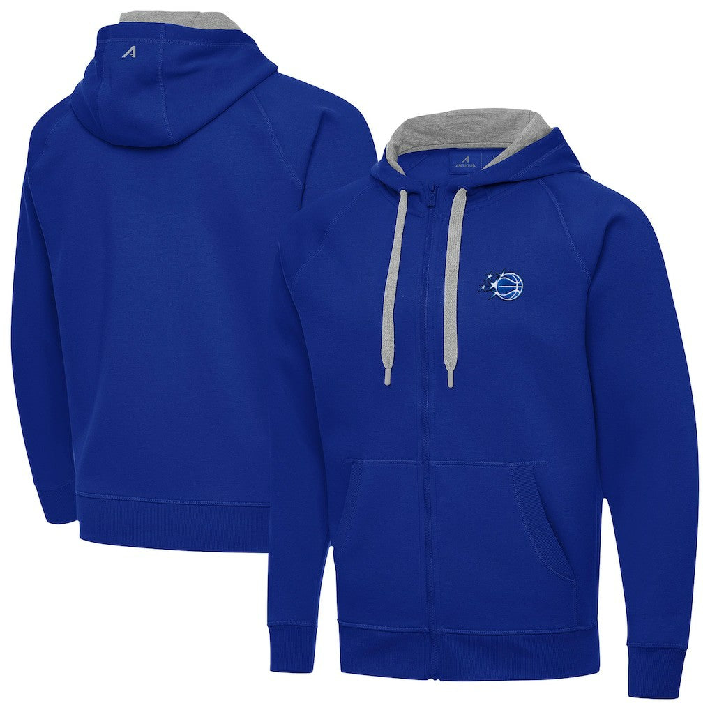 Orlando Magic Antigua New Logo Victory Full-Zip Hooded Sweatshirt On Sale