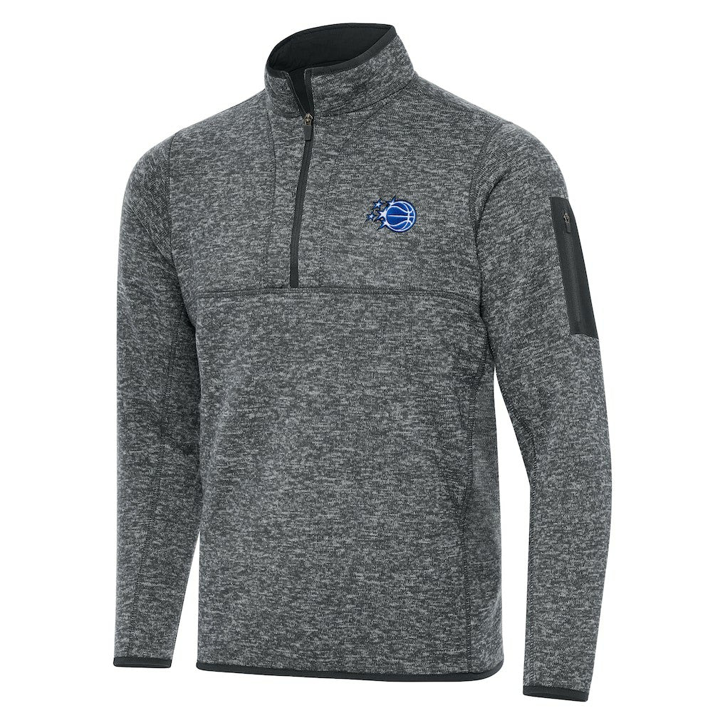 Orlando Magic Antigua New Logo Fortune Quarter-Zip Pullover Jacket New
