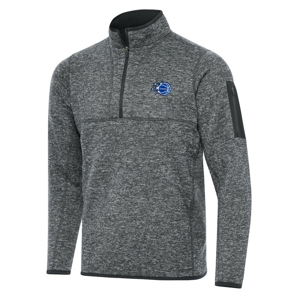 Orlando Magic Antigua New Logo Fortune Quarter-Zip Pullover Jacket New