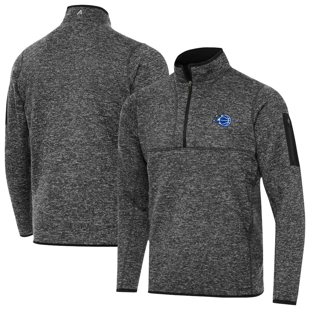 Orlando Magic Antigua New Logo Fortune Quarter-Zip Pullover Jacket On Sale