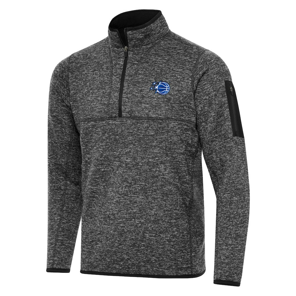 Orlando Magic Antigua New Logo Fortune Quarter-Zip Pullover Jacket On Sale