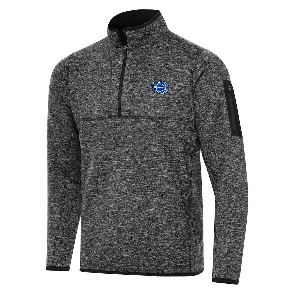 Orlando Magic Antigua New Logo Fortune Quarter-Zip Pullover Jacket On Sale