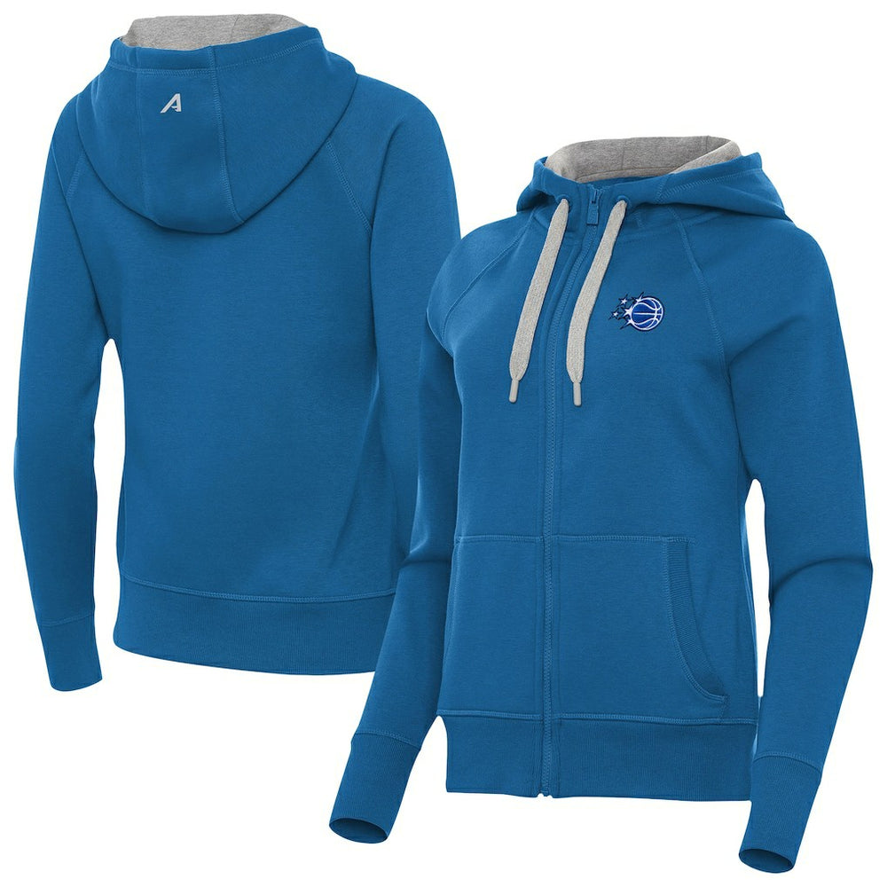 Orlando Magic Antigua Women's New Logo Victory Full-Zip Hooded Sweatshirt Discount