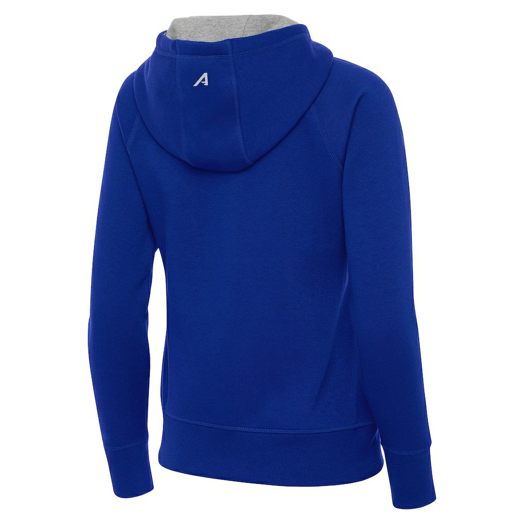 Orlando Magic Antigua Women's New Logo Victory Full-Zip Hooded Sweatshirt For Sale
