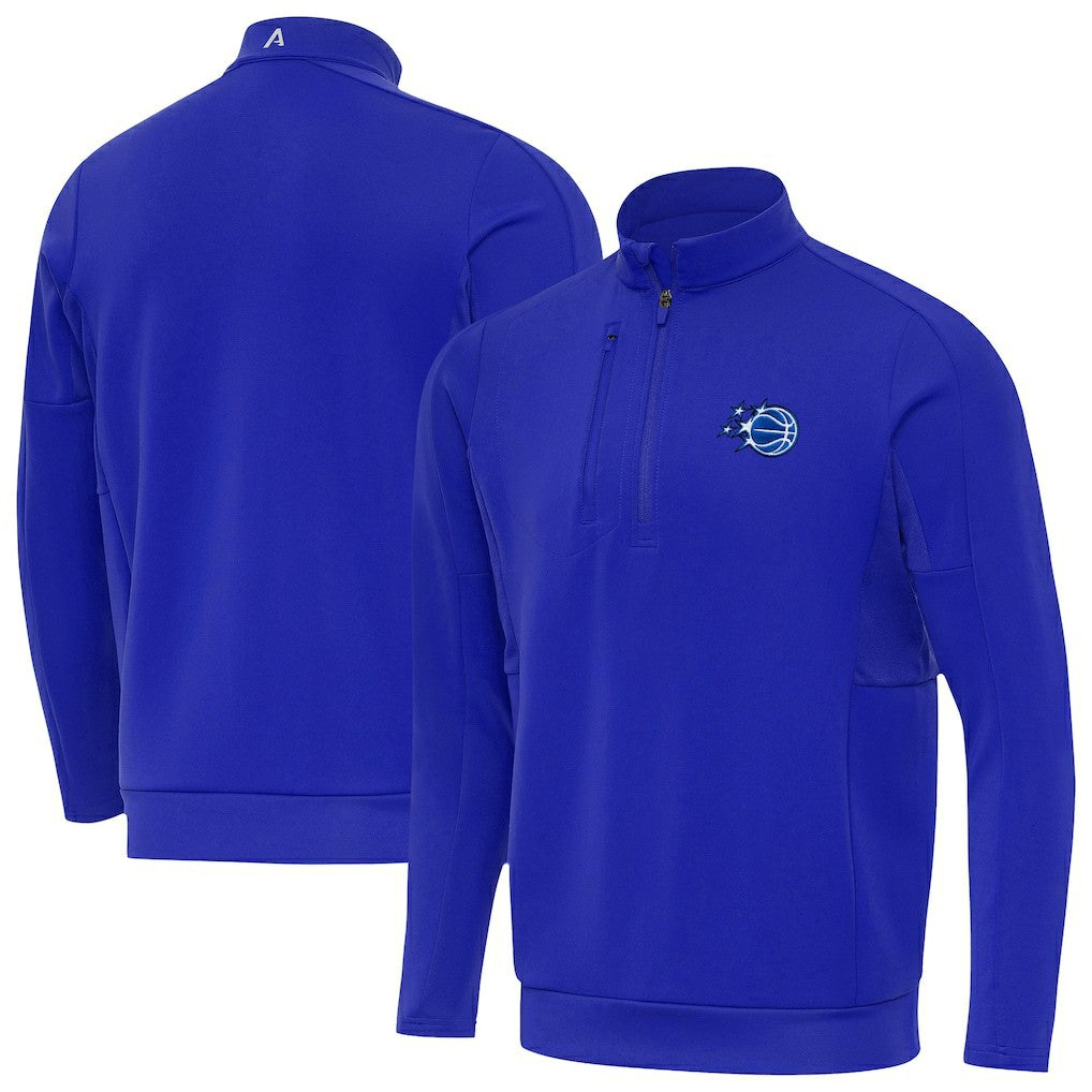 Orlando Magic Antigua New Logo Generation Quarter-Zip Pullover Top On Sale
