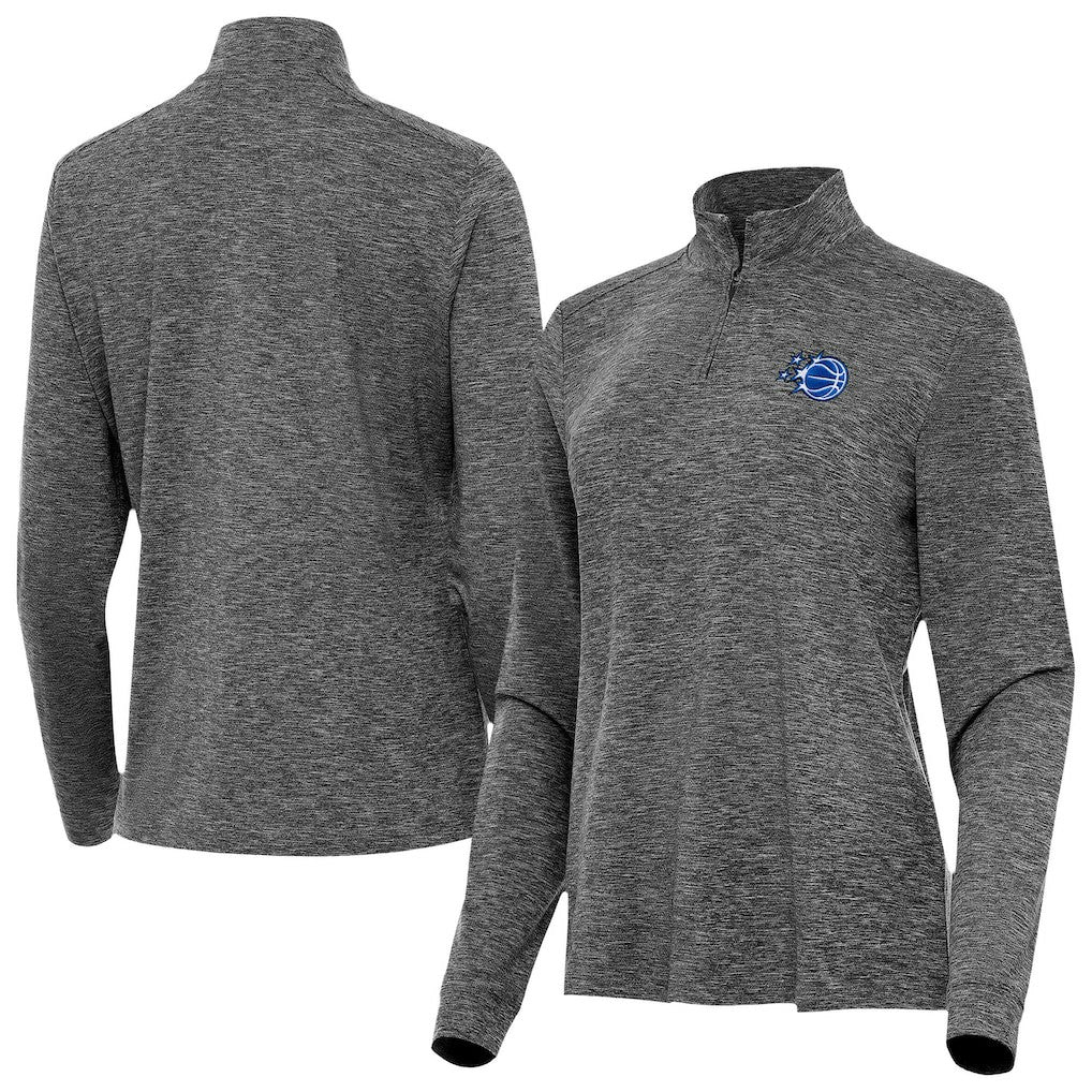 Orlando Magic Antigua Women's New Logo Mentor Long Sleeve Quarter-Zip Mock Polo On Sale