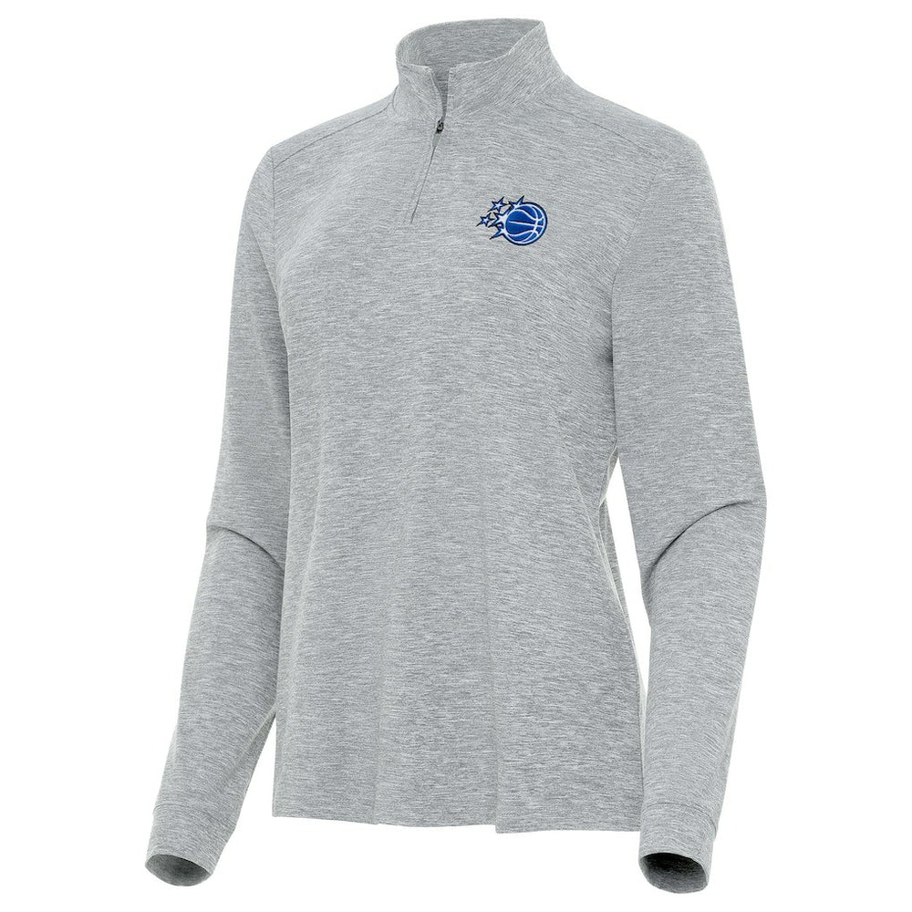 Orlando Magic Antigua Women's New Logo Mentor Long Sleeve Quarter-Zip Mock Polo Outlet