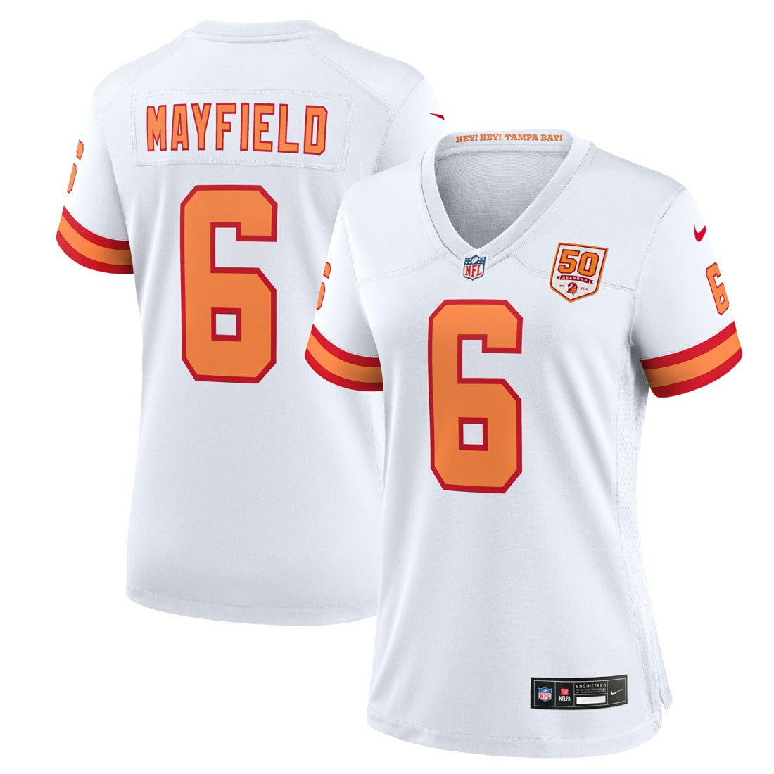 Tampa Bay Buccaneers Nike Baker Mayfield '76  Women's 50th Season Game Jersey