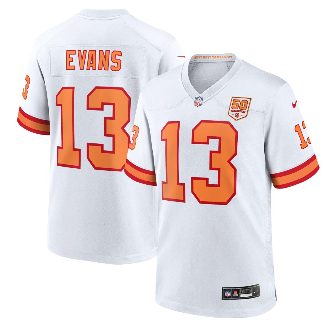 Tampa Bay Buccaneers Nike Mike Evans '76  50th Season Game Jersey