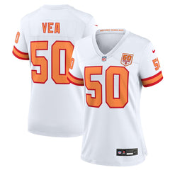 Tampa Bay Buccaneers Nike Vita Vea '76  Women's 50th Season Game Jersey
