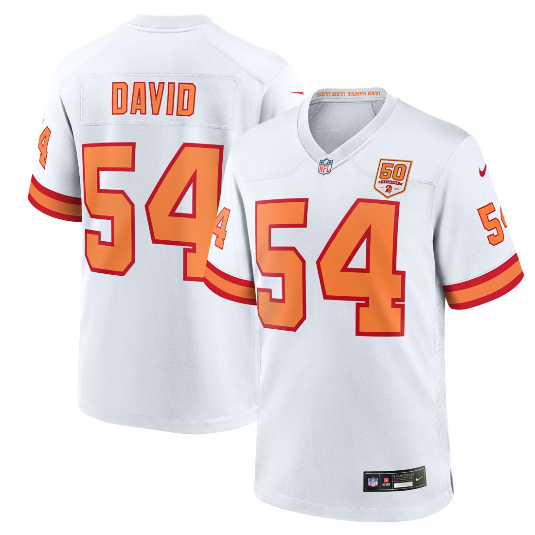 Tampa Bay Buccaneers Nike Lavonte David '76  50th Season Game Jersey