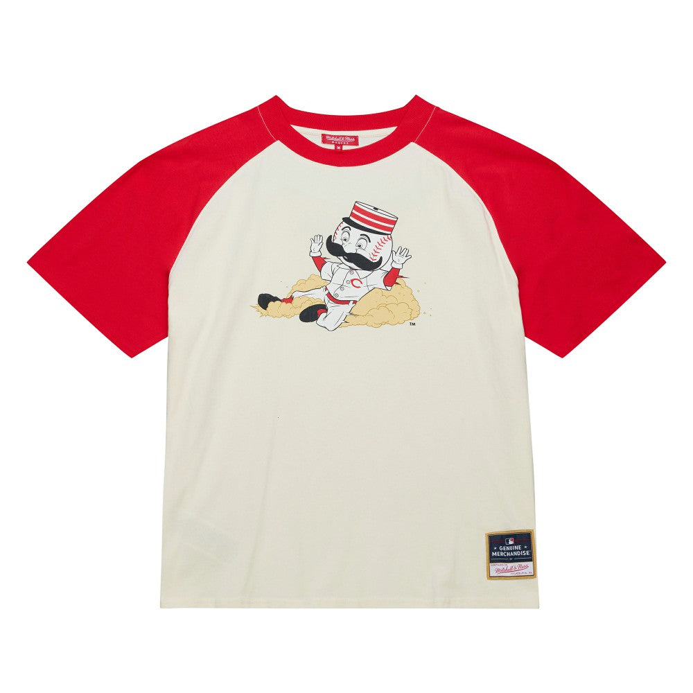 Cincinnati Reds Mitchell & Ness Women's Boyfriend Raglan T-Shirt | MLB Sale