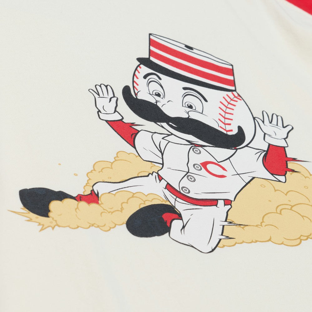 Cincinnati Reds Mitchell & Ness Women's Boyfriend Raglan T-Shirt | MLB Sale