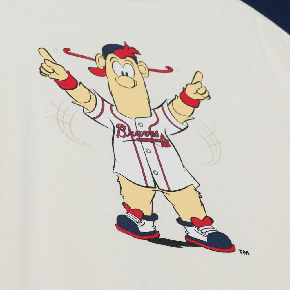 Atlanta Braves Mitchell & Ness Women's Boyfriend Raglan T-Shirt | MLB US