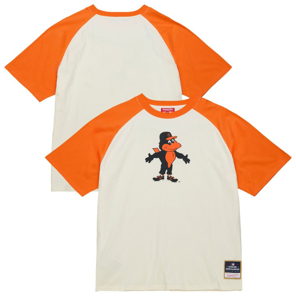 Baltimore Orioles Mitchell & Ness Women's Boyfriend Raglan T-Shirt | MLB For sale