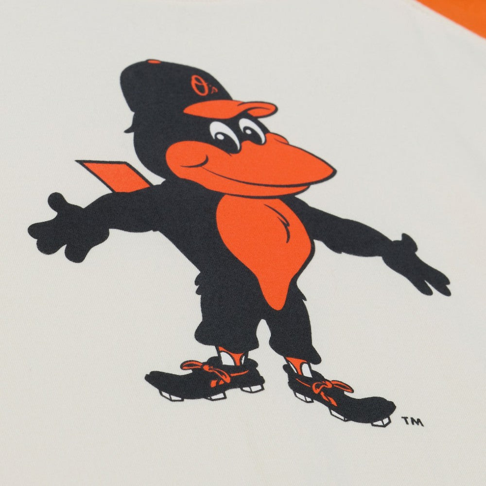 Baltimore Orioles Mitchell & Ness Women's Boyfriend Raglan T-Shirt | MLB For sale