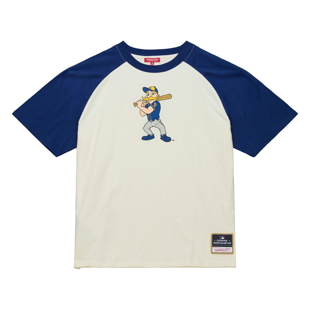 Milwaukee Brewers Mitchell & Ness Women's Boyfriend Raglan T-Shirt | MLB Outlet