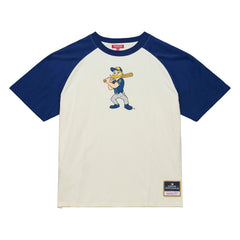 Milwaukee Brewers Mitchell & Ness Women's Boyfriend Raglan T-Shirt | MLB Outlet