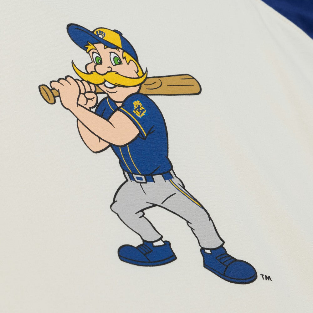 Milwaukee Brewers Mitchell & Ness Women's Boyfriend Raglan T-Shirt | MLB Outlet