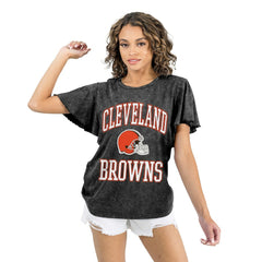 Cleveland Browns  Gameday Couture Women's Relaxed Flutter Sleeve T-Shirt