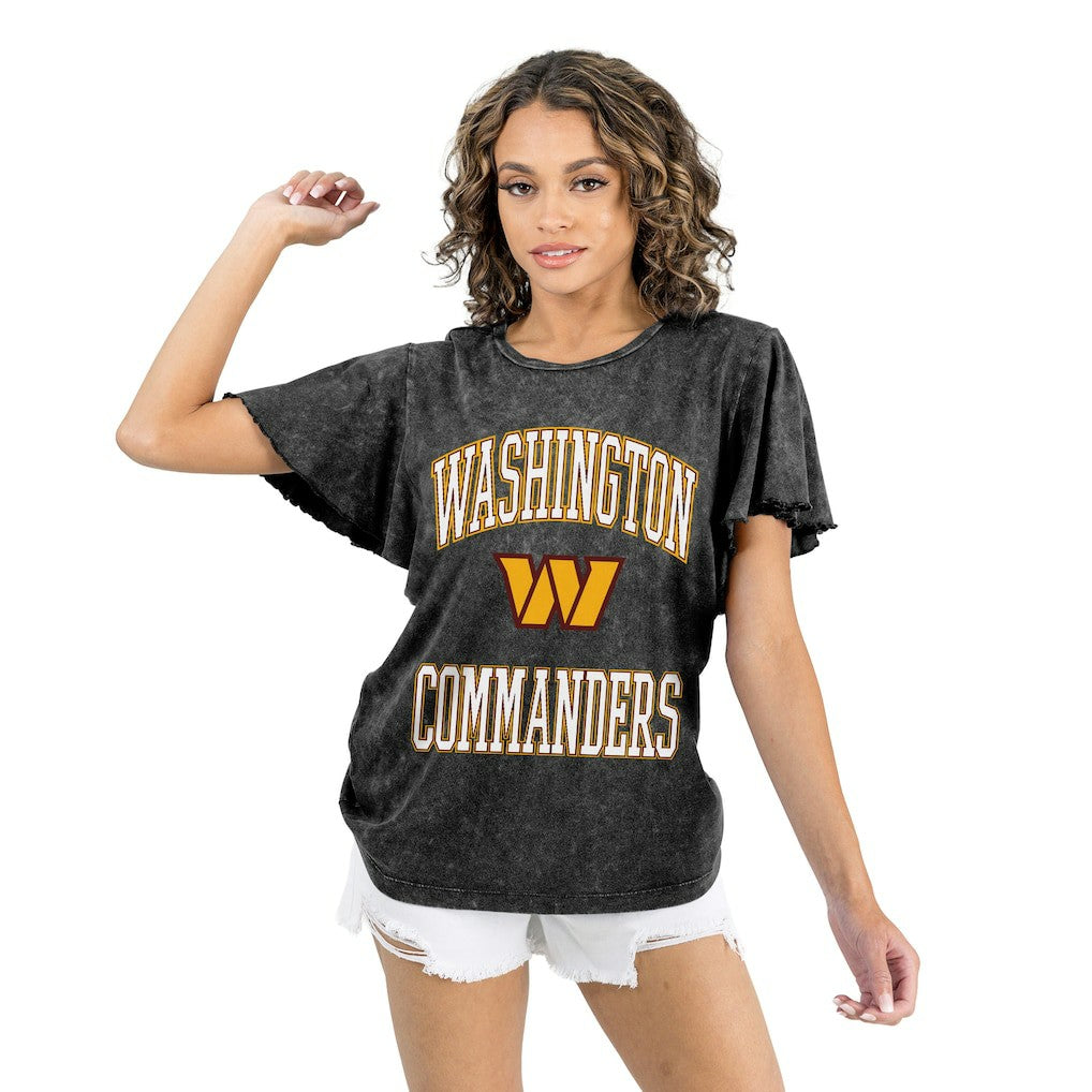 Washington Commanders  Gameday Couture Women's Relaxed Flutter Sleeve T-Shirt