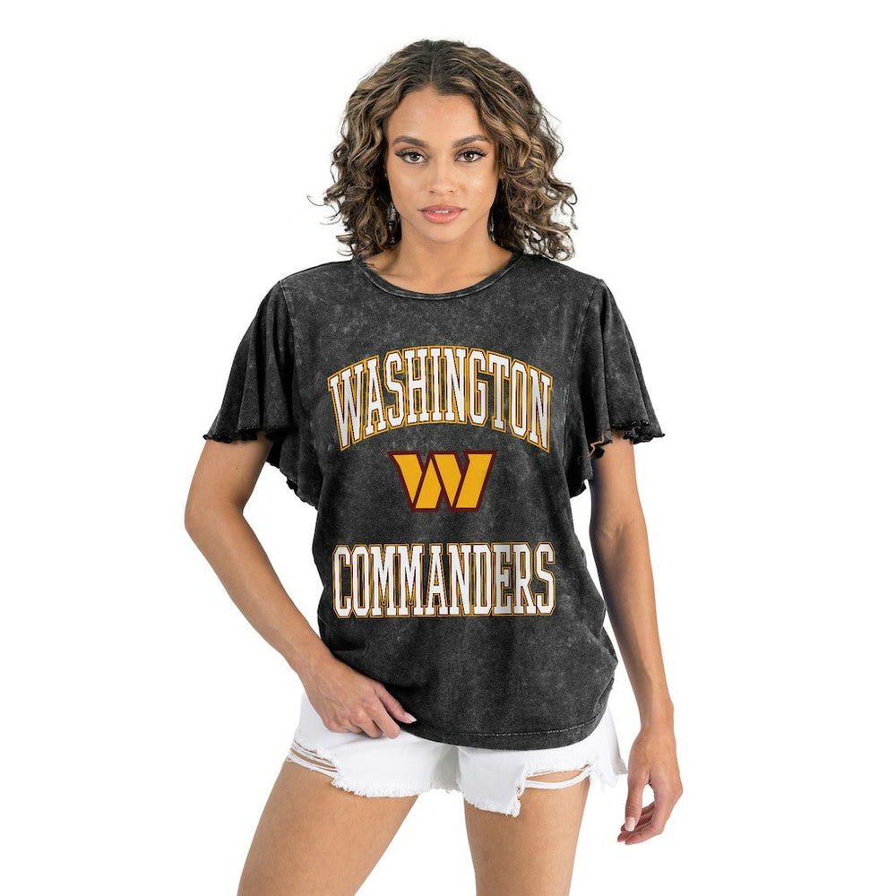Washington Commanders  Gameday Couture Women's Relaxed Flutter Sleeve T-Shirt