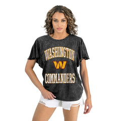 Washington Commanders  Gameday Couture Women's Relaxed Flutter Sleeve T-Shirt