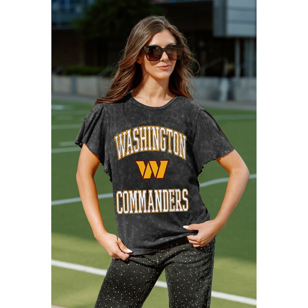 Washington Commanders  Gameday Couture Women's Relaxed Flutter Sleeve T-Shirt