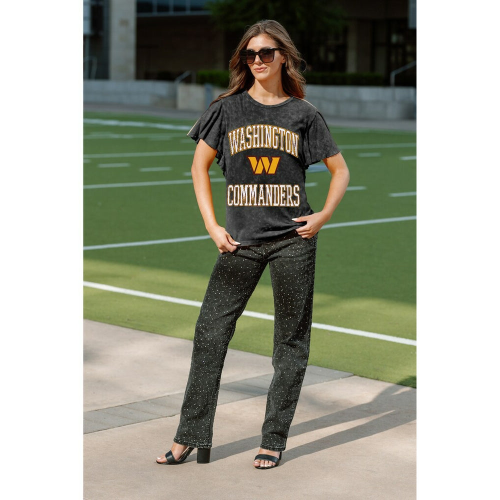 Washington Commanders  Gameday Couture Women's Relaxed Flutter Sleeve T-Shirt