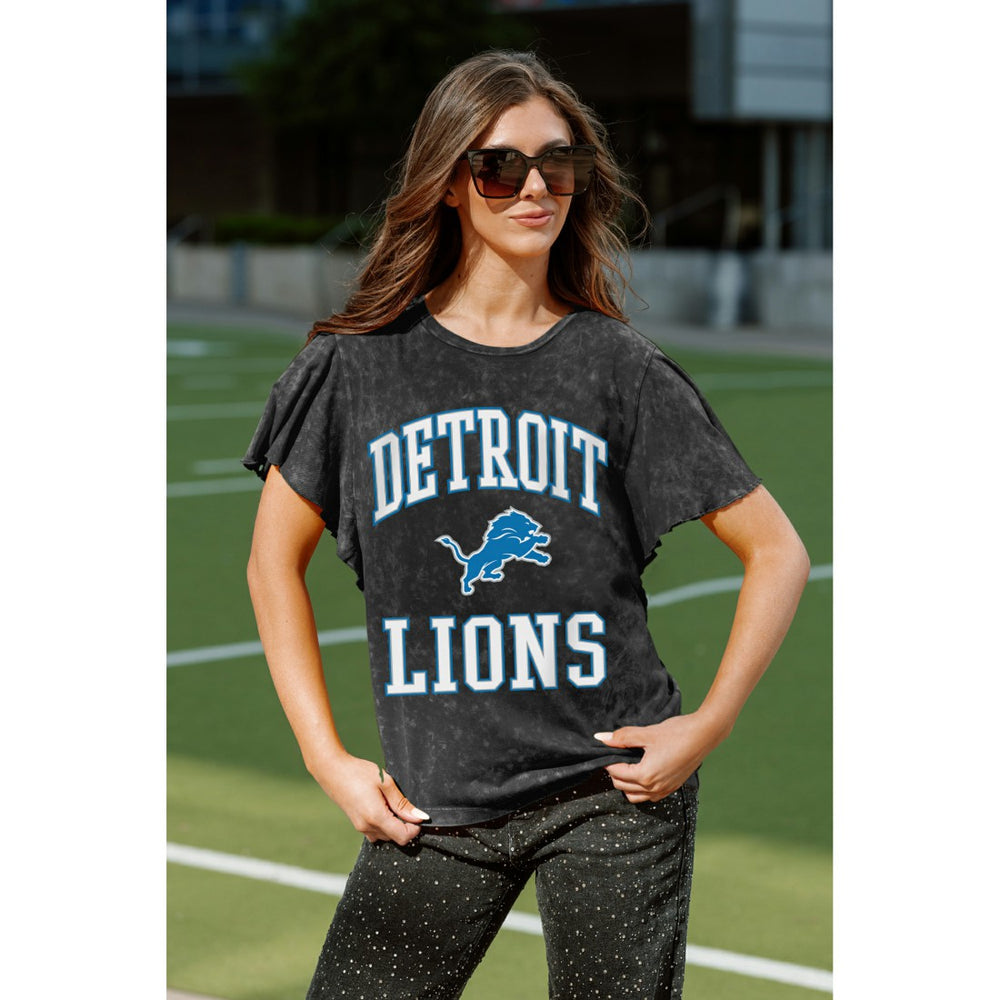 Detroit Lions  Gameday Couture Women's Relaxed Flutter Sleeve T-Shirt